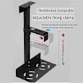 Miniatyrbillede 4 af 5: Universal PC Kabinet Holder Justerbar Værtsboks Stand Alsidig Under Bord eller Væg Side Montering, CPU Stan