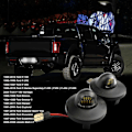 Miniatyrbillede 3 af 5: Til F150 F250 F350 2x LED Nummerpladelys Bilbelysningssæt