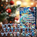 Miniatyrbillede 4 af 5: Julekalender med Stitch 2024, Julekalender med 24 dages nedtælling, 24 søde tegneseriefigurer af Stitch