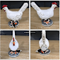 Miniatyrbillede 4 af 4: 3D Kylling Æg Lampe Hane Bordlampe