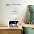 Miniatyrbillede 3 af 5: Digital vækkeur til soveværelset, tre lysstyrkeindstillinger, temperatur, snooze, justerbar alarmvolumen