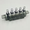 Miniatyrbilde 1 av 4: 1 stk Tre-posisjons Knappbryter Strømbryter Kjøkkenhettebryter, 112 x 21 x 41 mm