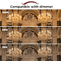 Miniatyrbilde 3 av 5: 42W E14 C35 Dimmerbar Halogenpære AC 220-240V Varmt Hvit 2700K E14 Transparent Halogen Lyspære (10 stk)