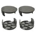 Miniatyrbilde 1 av 5: 4 stk F016f05320 erstatningsspoledeksel, Bosch F016f05320 trimmer spoledeksel for Bosch Easygrasscut 23, 26, 18, 18-230, 18-260, 18-26
