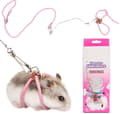 Sele för husdjur hamster, sele för smådjur, justerbart koppel för smådjur, koppel för hamster