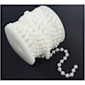 Miniatyrbilde 4 av 4: Perleband Perlekjede Perlegirlander Perlesnor Juladvent Bryllup Deko Borddekoration Metervare 6mm