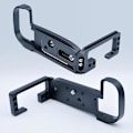 Miniatyrbild 3 av 5: Snabbkoppling L-platta Bracket Holder Handgrepp för R5 R6 Kamera för Stativ Kulhuvud, Svart