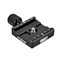 Miniatyrbillede 5 af 5: Andoer QR-50 Hurtigudløsningsplade Klemmeadapter med Indbygget Boblevatter til Arca Swiss RRS Wimberl
