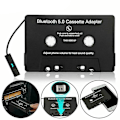 Miniatyrbilde 2 av 5: Universal Bluetooth 5.0 Kassett Adapter Konverter Bil Kassett For Aux Stereo Musikk Adapter Kassett