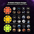Miniatyrbild 3 av 5: Solsystem för barn, talande astronomi solsystem modellbyggsats, planetariumprojektor med 8 planeter rymdleksaker för pojkar och flickor