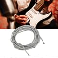 Gitarrskärmad Kabel Enkelledare 3m Lång 22 AWG Flätad Skärmkabel Gitarrkabel