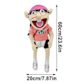 Miniatyrbilde 2 av 2: Jeffy Plussjeleke 60cm Jeffy Hatt Hånddukke Spill Fyllt Dukke Gaver Actionfigur