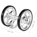 Miniatyrbillede 3 af 5: Aluminium Legering Cykel Dobbelt Rulle Bag Hjul Udskiftning til Brompton Foldbar Cykel Bagskærm