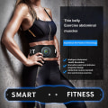 Miniatyrbillede 4 af 5: Abdominal Muskeltræningsbælte Fitnessapparat Abs Maskine Abdominal Toningsbælte Træning Bærbar Abs Stimulator Myoplasticitet 10 Træningsmønstre