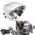 Miniatyrbilde 5 av 5: Motorsykkel 65 Bullet Halogen Frontlykt For QIANJIANG Lifan 150-11 /14 QJ150-18F Storm Prince QJ150-3B onda Steed Shadow