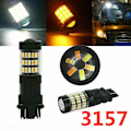 Miniatyrbillede 1 af 5: 2x 3157 Switchback LED Forlygtepære til Dodge Ram 1500 2500 3500