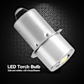 Miniatyrbillede 5 af 5: 1W P13.5S LED lommelygtepære, 100~110LM 2700~7000K erstatningspære til lommelygte, lampe, nødbelysning