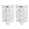 Miniatyrbilde 3 av 5: 2 stk. Hengsler i aluminium, sammenleggbare, flate, åpne, med harpiksforinger, tykkere dørhengsler, verktøy for trebearbeiding