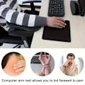 Miniatyrbillede 5 af 5: 1. Ergonomisk Datorarmstöd - Omedelbar Smärtlindring, Förbättrad Komfort för Tangentbord & Mus