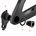 Pikkukuva 1 / 4: SRAM UDH -kehyksen takavaihtajan ripustus M12X1.0 Pyörän vaihtajakoukun sovitin M12-1.0