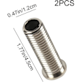 Miniatyrbild 2 av 5: 2-pack Sänkbäckenfästtillbehör Sänkbäckenkorgsskruvar 45 mm Avloppsersättning Sänkbäckenkorgssilsskruvar