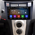 Miniatyrbillede 3 af 5: 9 Tommer Bil Central Kontrol Navigation Ramme Radiopanel Til Yaris/vitz/platz 2005 -2011