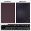 Miniatyrbillede 4 af 5: Sorte Infusible Transfer Ink Ark, 10 stk 12x12 tommer Solid Plain Farve Fortrykte Sublimering Pap