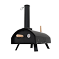 Miniatyrbillede 1 af 4: Bærbar udendørs pizzaovn - MONSTERSHOP - diameter 30 cm - brænde-/kulfyr - 1200W - timer Svart