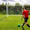 Miniatyrbillede 2 af 4: Fodboldmål 2,4 x 1,8 m Vit