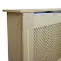 Miniatyrbild 3 av 4: Kylarkåpa i naturlig rå MDF-panel med nät/galler Modern 1720 mm