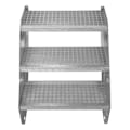 Miniatyrbillede 4 af 4: Gittertrappe - MONSTERSHOP - 6 trin - Galvaniseret stål DIN 24537 EN ISO 1461 Pengar