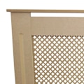 Miniatyrbild 2 av 4: Kylarkåpa i naturlig rå MDF-panel med nät/galler Modern 1720 mm
