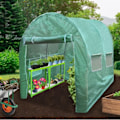 Miniatyrbillede 2 af 4: Polytunnel drivhus - MONSTERSHOP - 3m x 2m - UV-beskyttelse - 2 justerbare hylder - Vandtæt Grön
