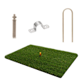 Miniatyrbillede 2 af 4: Golftræningsbur - MONSTERSHOP - Multihuller - Stålramme - Modstandsdygtigt net - Kunstgræs Cadre Noir, Filet Vert och Blått tr