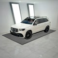 Pikkukuva 4 / 4: Lattia laatta 225 Harmaa Ventiloitu Moduuli Garage Yksittäinen 6 x 6 M Grå