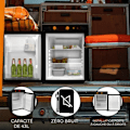 Pikkukuva 2 / 4: Tri-Mixed Absorption Jääkaappi 43L CC, AC & Gas Steel Camping Caravan Mini Bar Van Svart