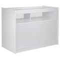 Pikkukuva 2 / 4: Pack Leo, sarja kiiltävän valkoisia työtasokoteloita kauppoihin ja liikkeisiin, 1 CM60-taso, 1 C1200-taso ja 1 B1200-taso Vit