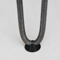 Pikkukuva 3 / 4: Pöydän jalat - SKISKI - JALKAT - 40,6 cm - Luonnon teräs - Paksuus 12 mm