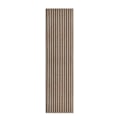 Miniatyrbillede 1 af 4: Akustisk Vægpanel Latte Nød Luksus Dekorativ Finér 240 cm x 60 cm Valnöt
