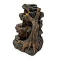Miniatyrbillede 4 af 4: Have a look at our stunning 'Fontaine de Jardin Cascade Électrique « Willow Springs » Extérieure LED Pompe', now available for you. Grå