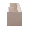 Miniatyrbillede 2 af 4: Opbevaringsskab - MDF - 120 cm x 35 cm x 35 cm - 2 døre - Soft Close-hængsler Brun svart