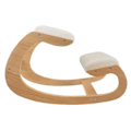 Miniatyrbillede 2 af 4: Ergonomisk knælende stol Ortopædisk gyngestol kontorstilling Beige