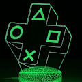 Miniatyrbild 1 av 4: Kreativ G?va Spelsal Dekoration Nattlampa Spricka Modell Spricka bas knapp 2 Crack base button 2 Crack Touch Colorful Set Crack base button 2