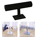 Miniatyrbild 3 av 5: Elegant Smyckesställ, Multifunktionellt Smyckesställ T-Bar Design för Hem- och Butiksdisplay Sammet Finish Repskydd