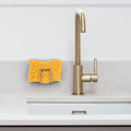 Miniatyrbild 7 av 8: Självhäftande Diskställ, Utrymmesbesparande Design, Rostfritt Stål, Snabbtorkande, Rostfritt Diskorganisatör Disktrasahållare för Kök Badrum (2-pack)