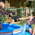 Miniatyrbild 4 av 5: Elektriska vattenpistol leksaker, automatisk vattenspruta pistol, elektrisk vattenpistol f?r sommar pool fest strand utomhusaktiviteter (svart)