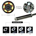 Miniatyrbild 4 av 9: 7MM 6 LED Endoskop Vattentät Borescope Inspektionskamera 3.5M 3.5M