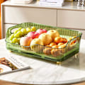 Miniatyrbild 5 av 7: Diskställ, platsbesparande design, robust diskställ för kök, multifunktionell redskapshållare med snabbt dräneringssystem (Grön)