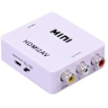 Miniatyrbild 1 av 6: HDMI till RCA-omvandlare, kompositvideo-ljudomvandlare med digitala lågenergichips för plug and play-upplevelse, stöder PAL NTSC och