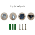 Miniatyrbild 4 av 5: Universellt tak- och väggfäste för miniprojektor, flexibel sfärisk vridbar design med 360 graders rotation, aluminiumlegeringskonstruktion säkerställer